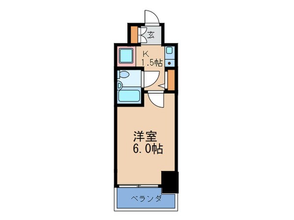 エスリ－ド北梅田第２(610)の物件間取画像